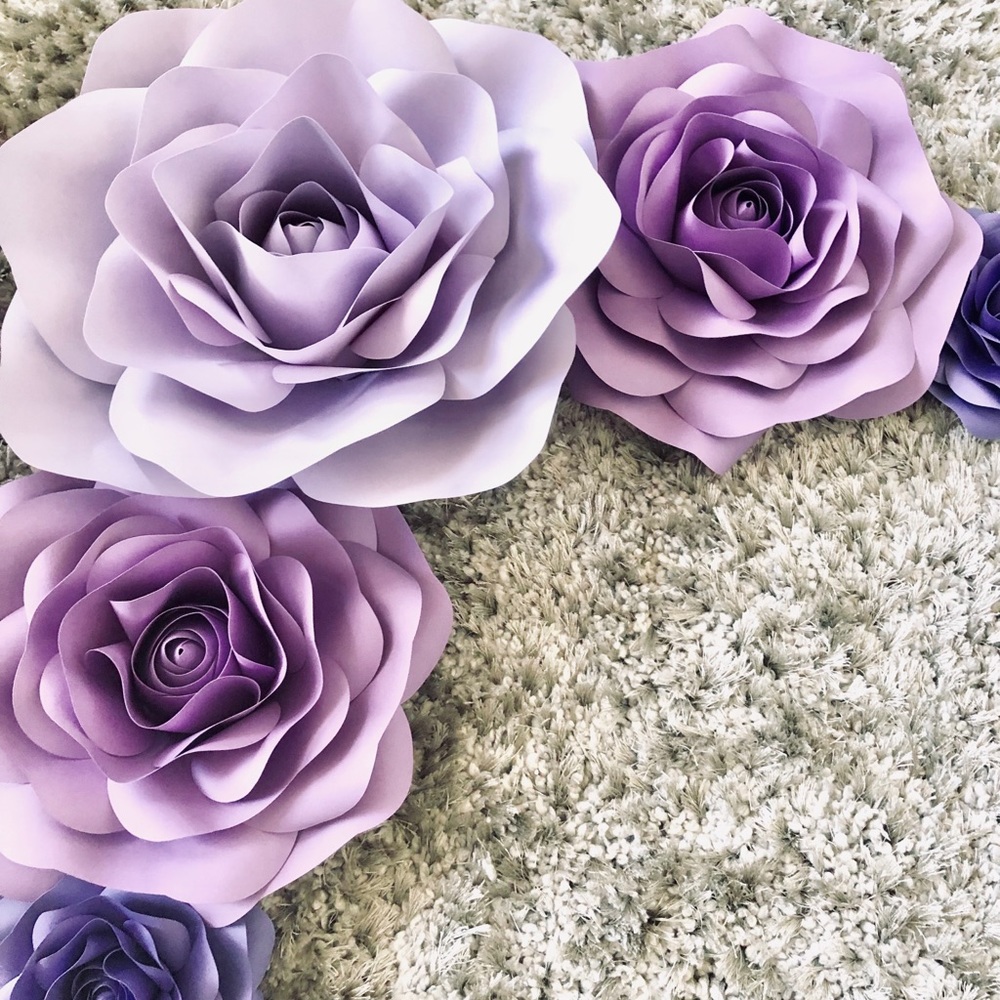 Paper Flower Set - Picture 3 of 6